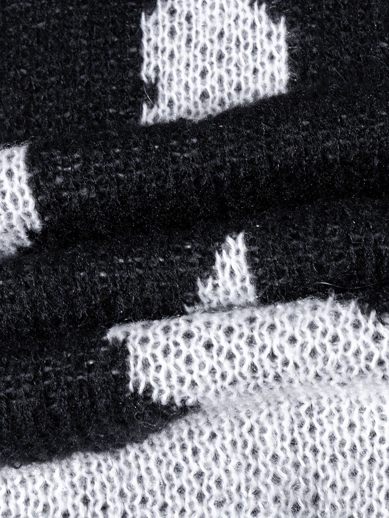 Men'S Trendy Flame Pattern Knit Sweater