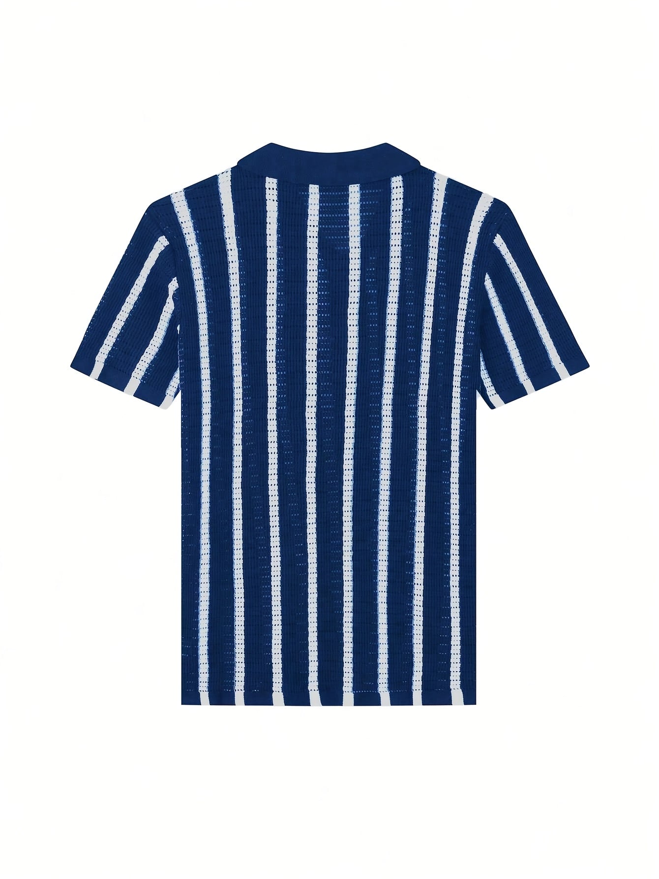 Men's Semi-Sheer Knit Pullover