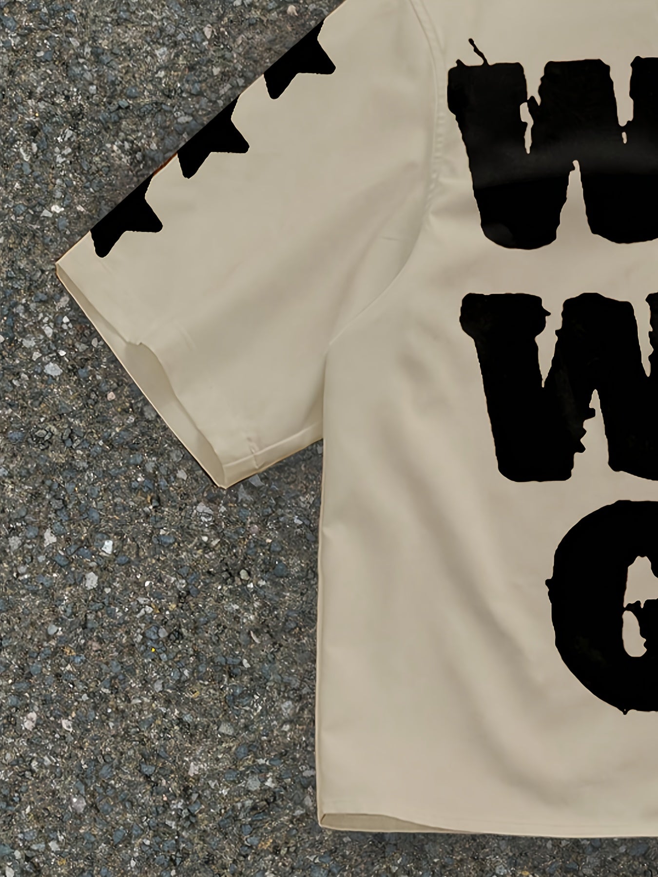 Men'S Casual "WALK with GOD" Graphic T-Shirt