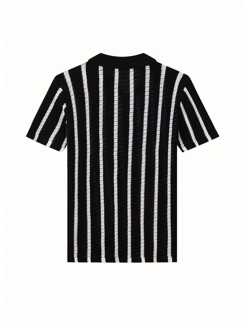 Men's Semi-Sheer Knit Pullover