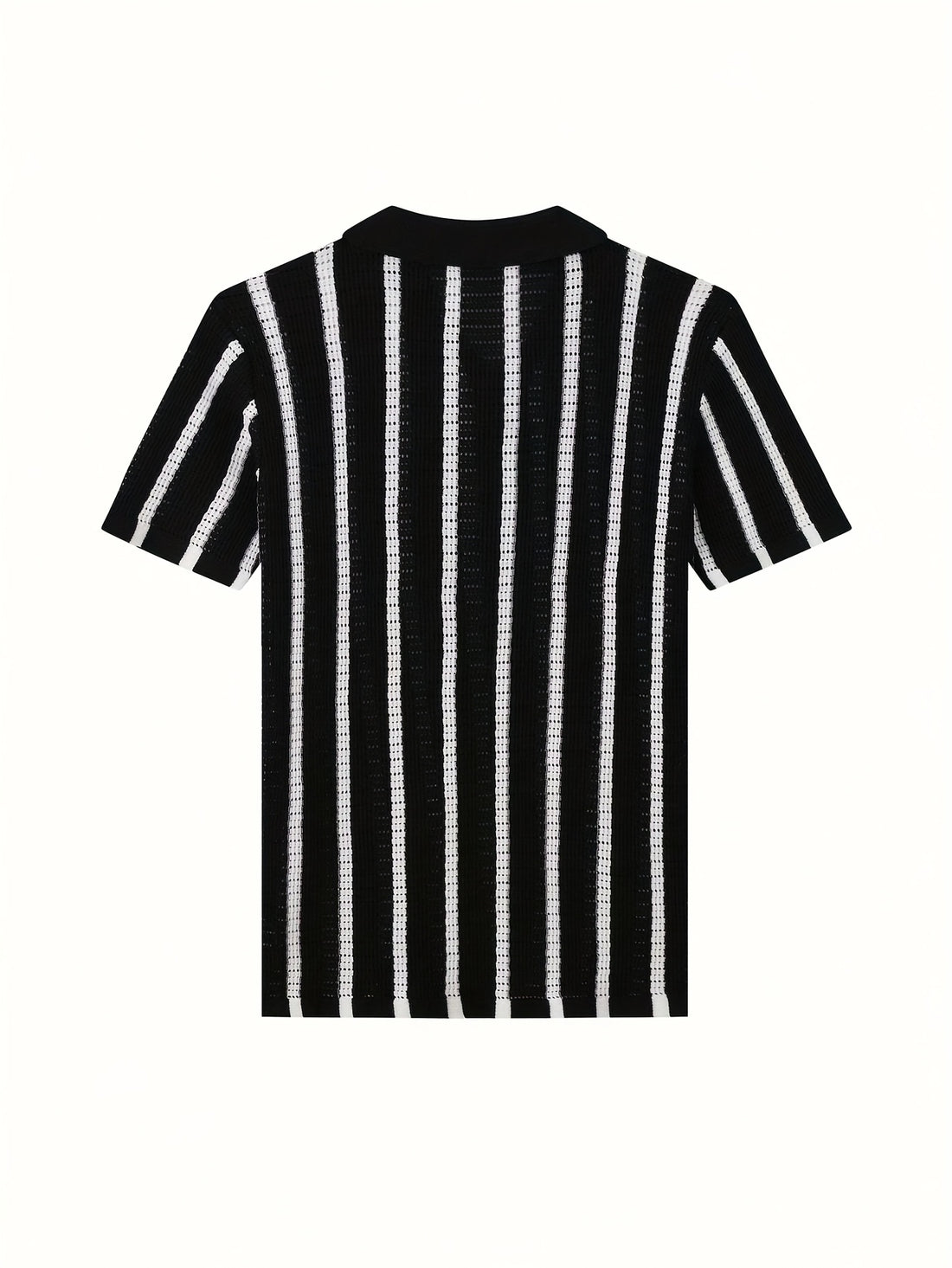 Men's Semi-Sheer Knit Pullover