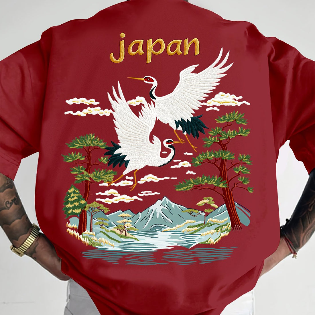 Oriental Aesthetic Men's Graphic T - Shirt