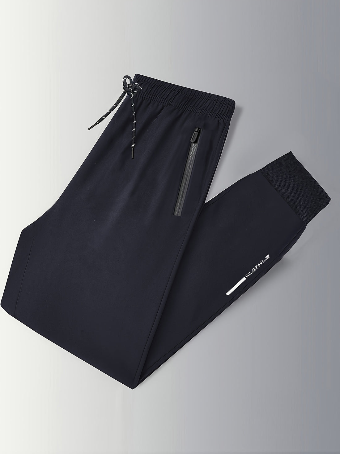 3-Pack Men'S Athletic Joggers, Breathable Polyester Sports Pants