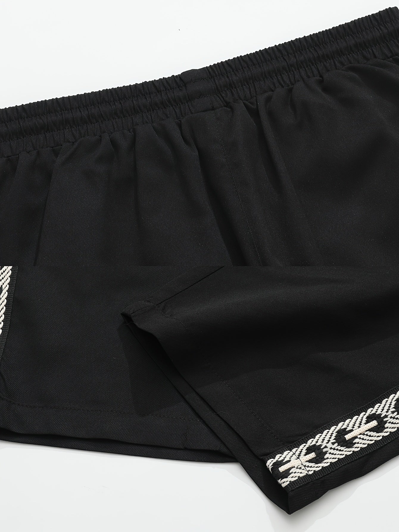 Men's Casual Jogger Pants - Elastic Waist with Adjustable Drawstring