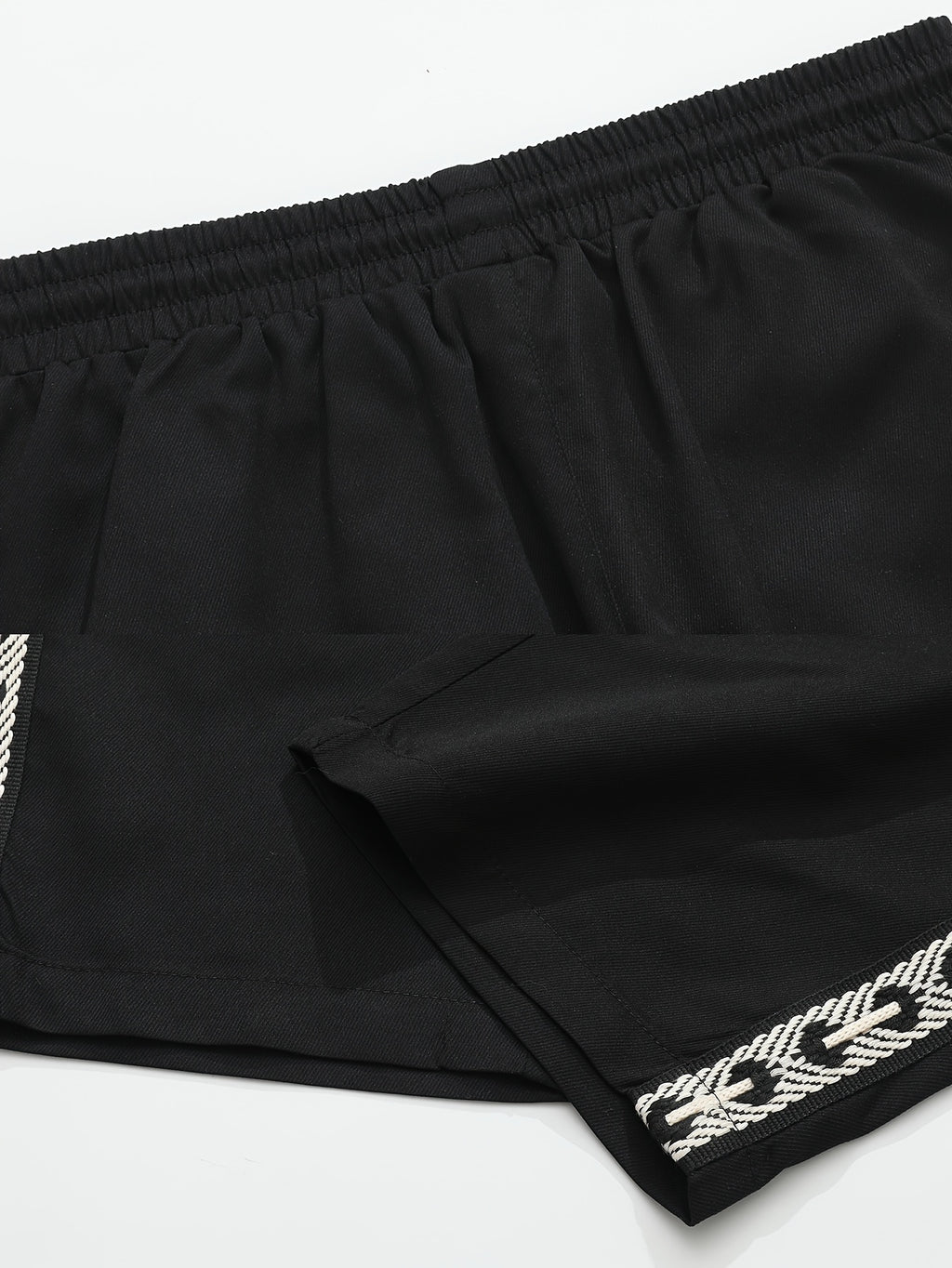 Men's Casual Jogger Pants - Elastic Waist with Adjustable Drawstring