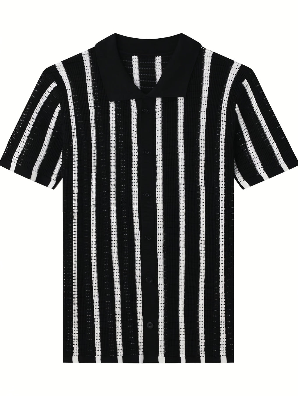 LVLAEA Men'S Vintage Striped Knit Cardigan