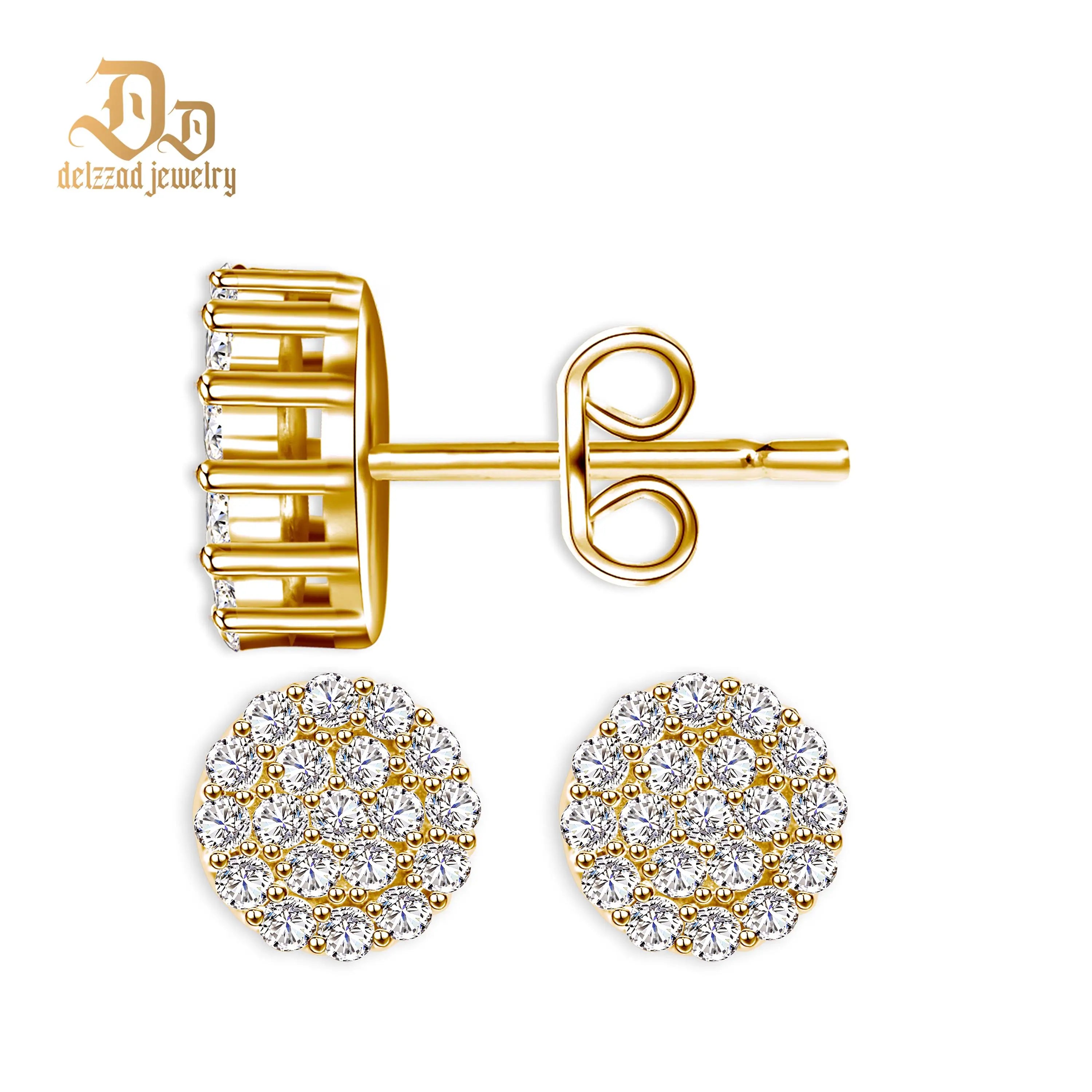 1.2ct 100% S925 Sterling Silver Round and Micro-paved