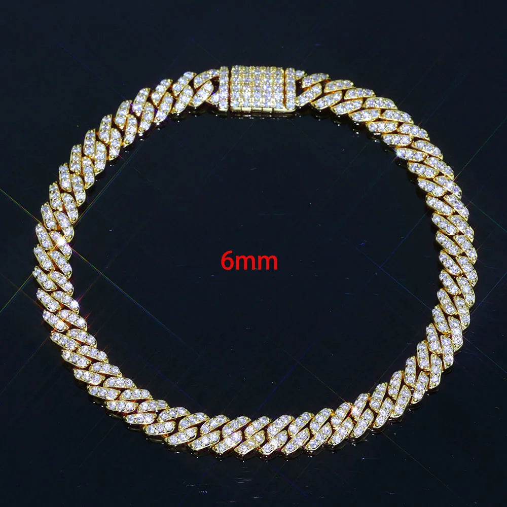 Luxury 6/8mm Cubic Zirconia Necklace and Bracelet Jewelry