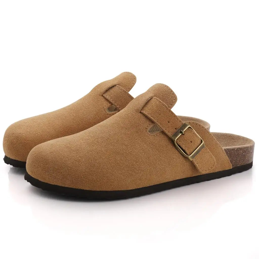Premium Quality Suede Mules Clog Outdoor/Indoor Slippers