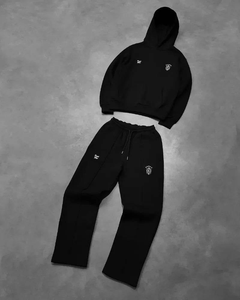 Y2k Men Clothing Two-Piece Set with retro Gothic tracksuit look