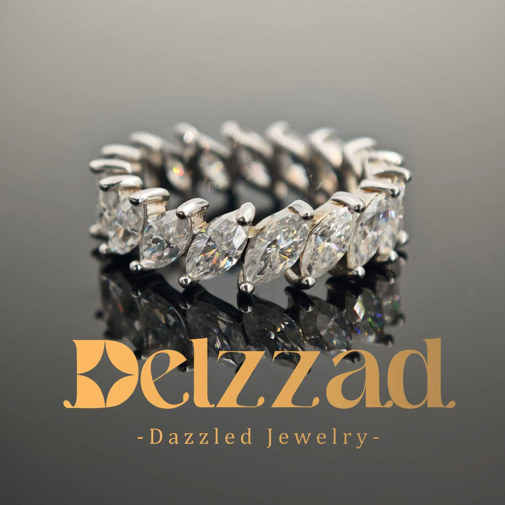 S925 Hundred-Eye Flower Luxury Moissanite Exquisite Simple Jewelry