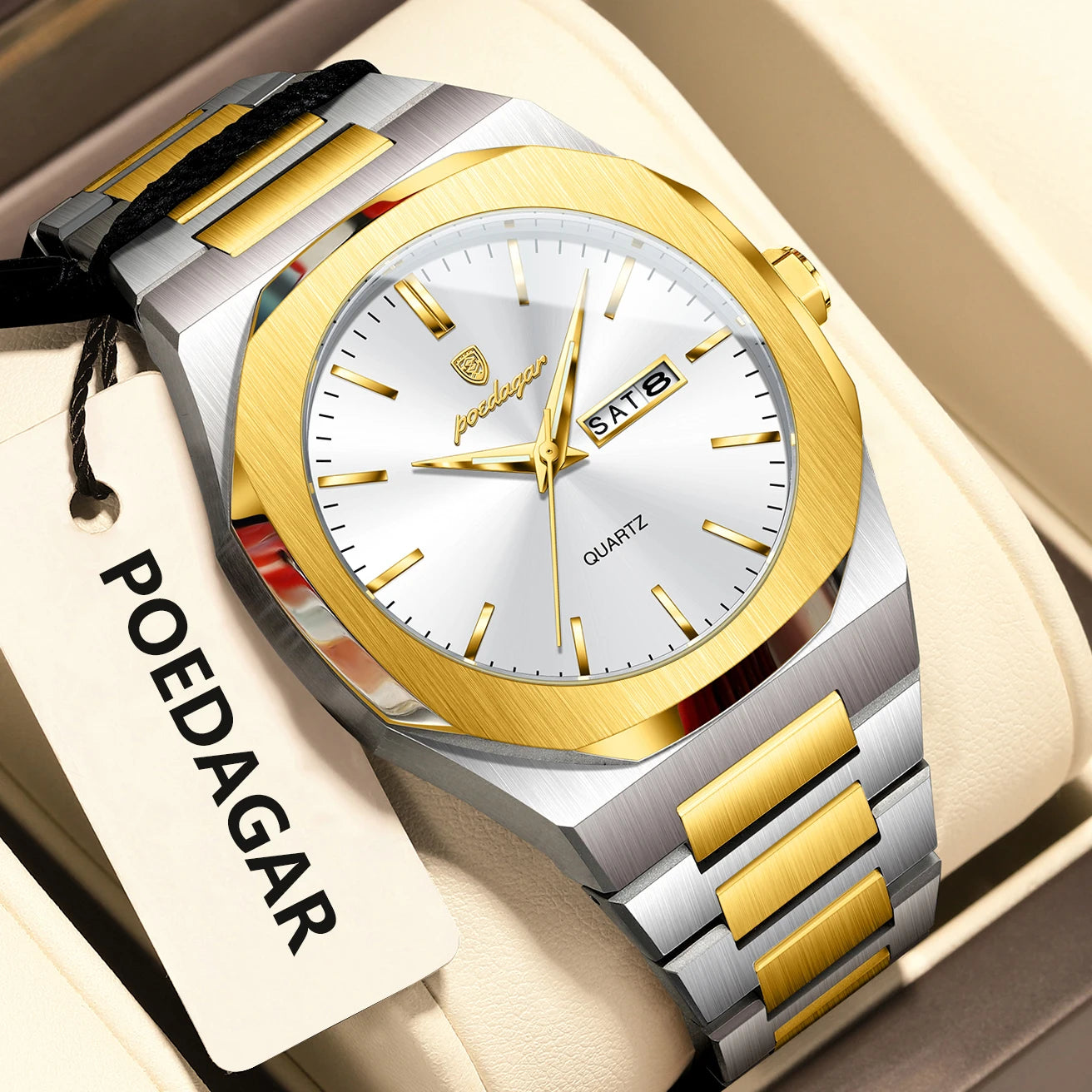 Top Fashion Man Wristwatch Stainless Steel for Business l