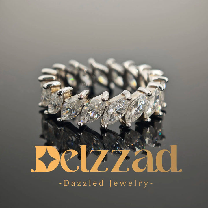 S925 Hundred-Eye Flower Luxury Moissanite Exquisite Simple Jewelry