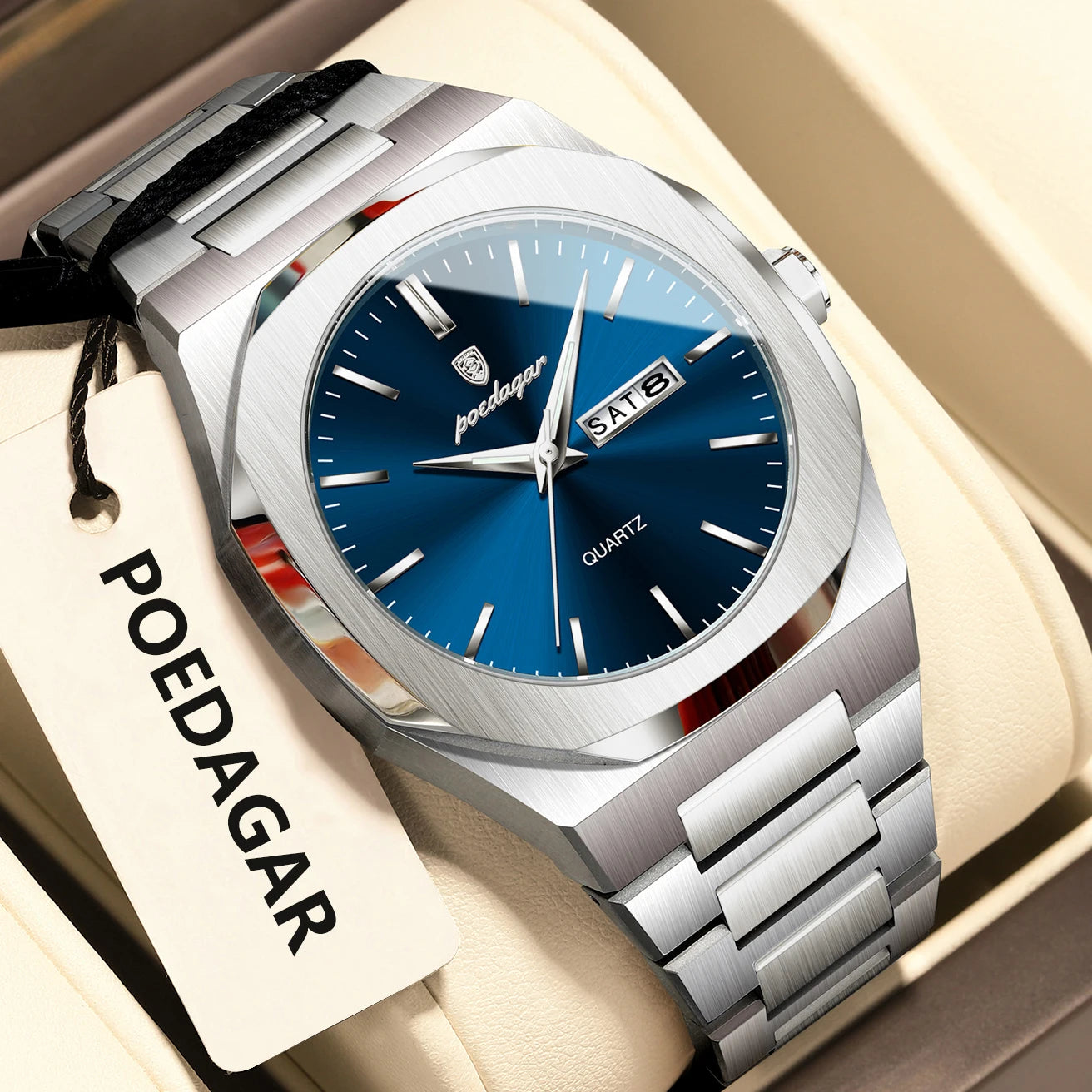 Top Fashion Man Wristwatch Stainless Steel for Business l