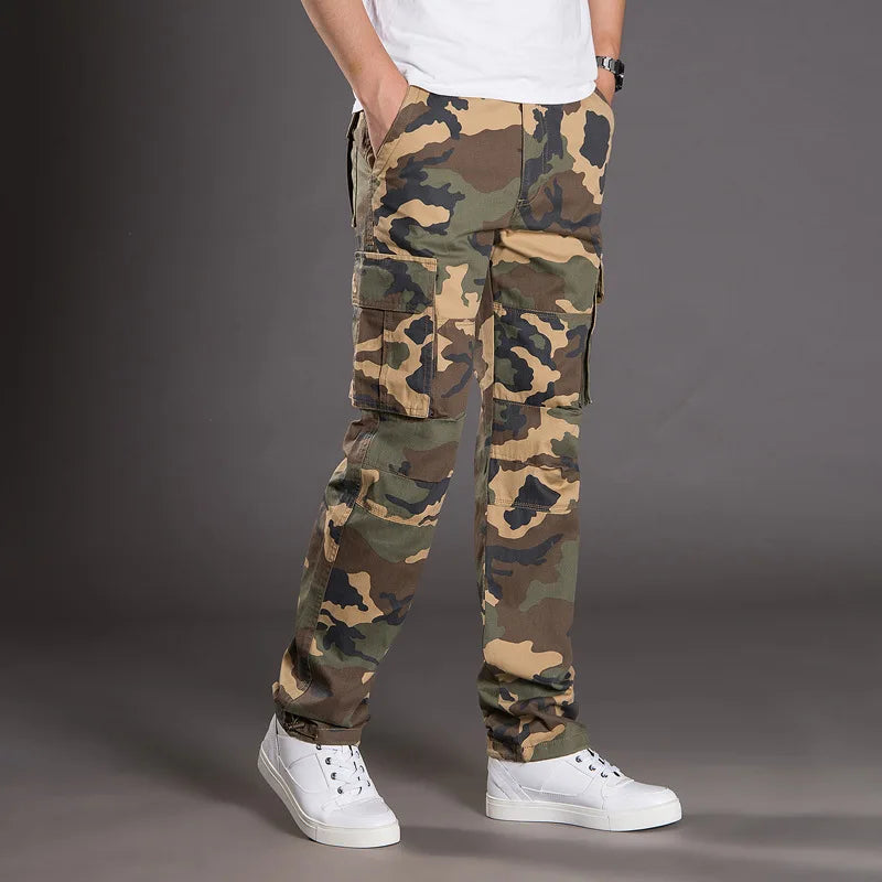 Men's Cargo Summer/Spring Cotton Work Pants