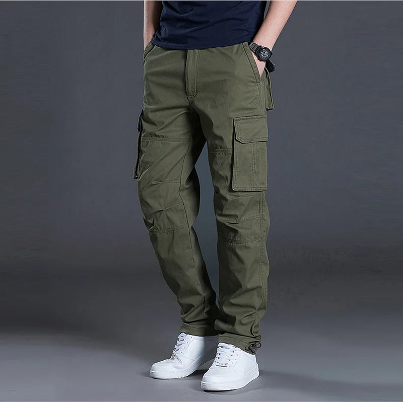 Men's Cargo Summer/Spring Cotton Work Pants