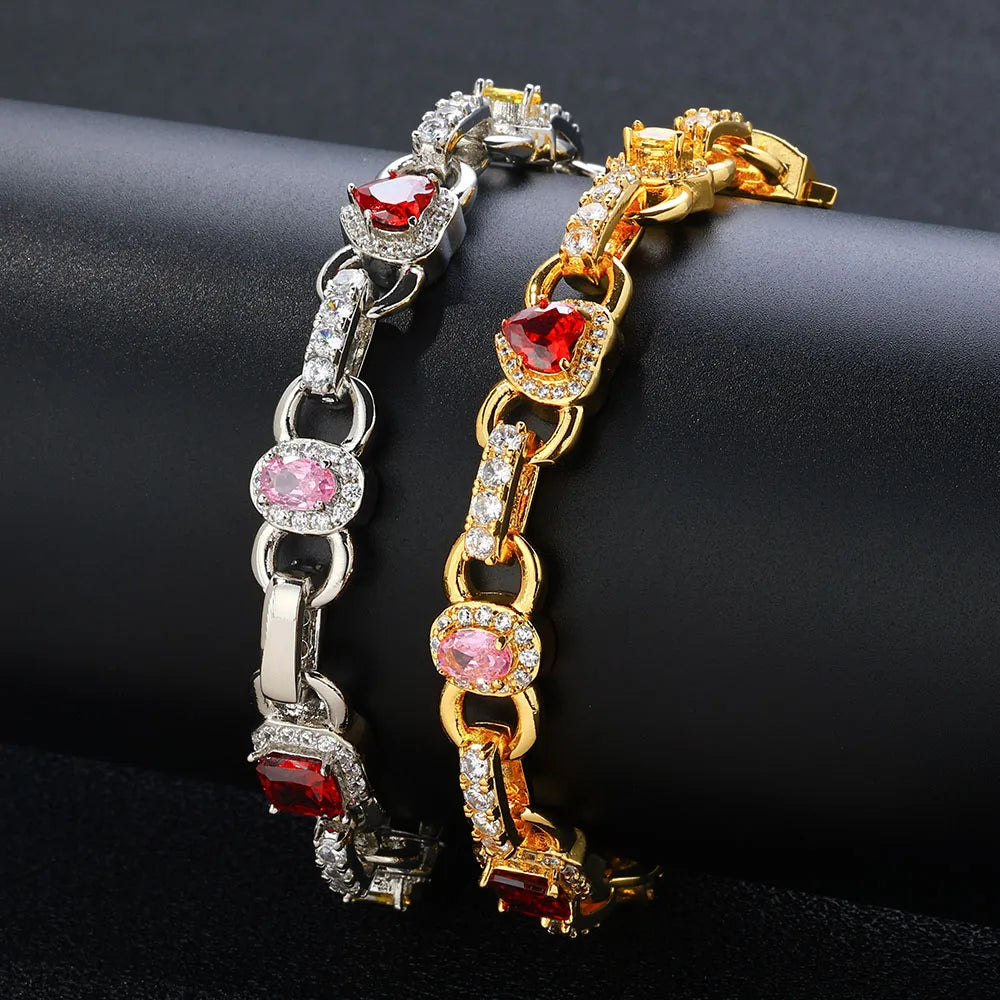 Latest Colorful and shiny 18k plated Bracelet