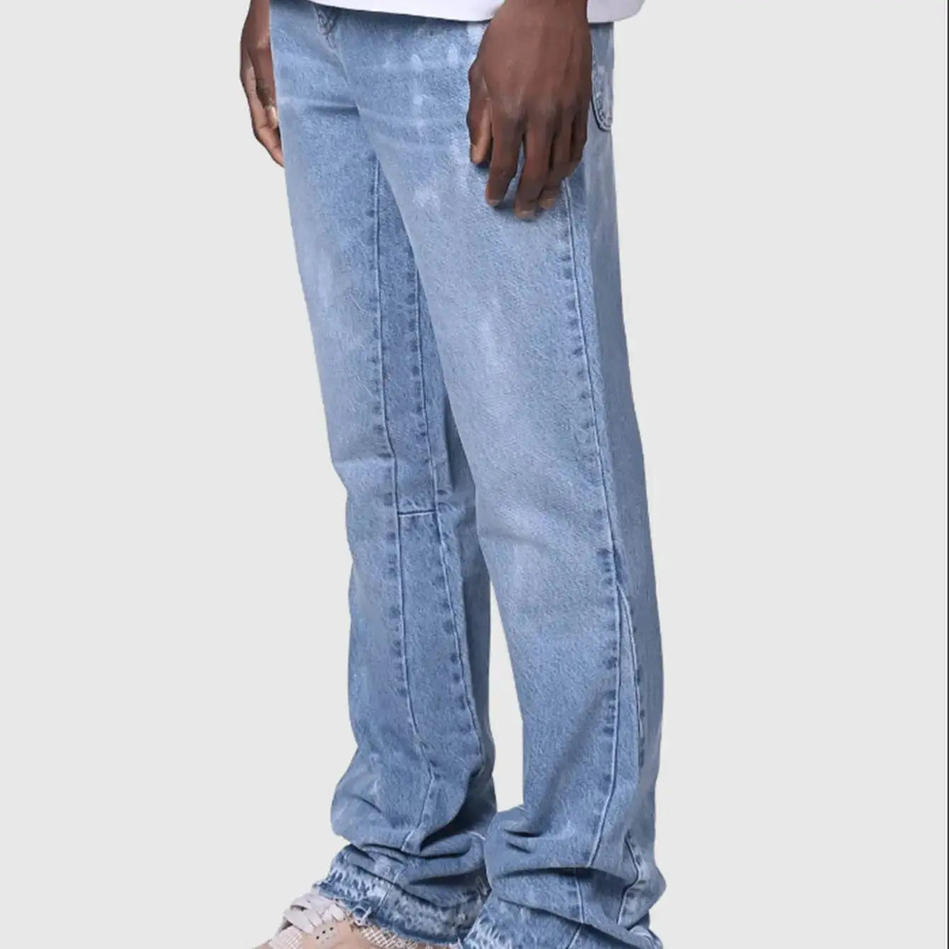 Men Vintage Straight Pants Jean