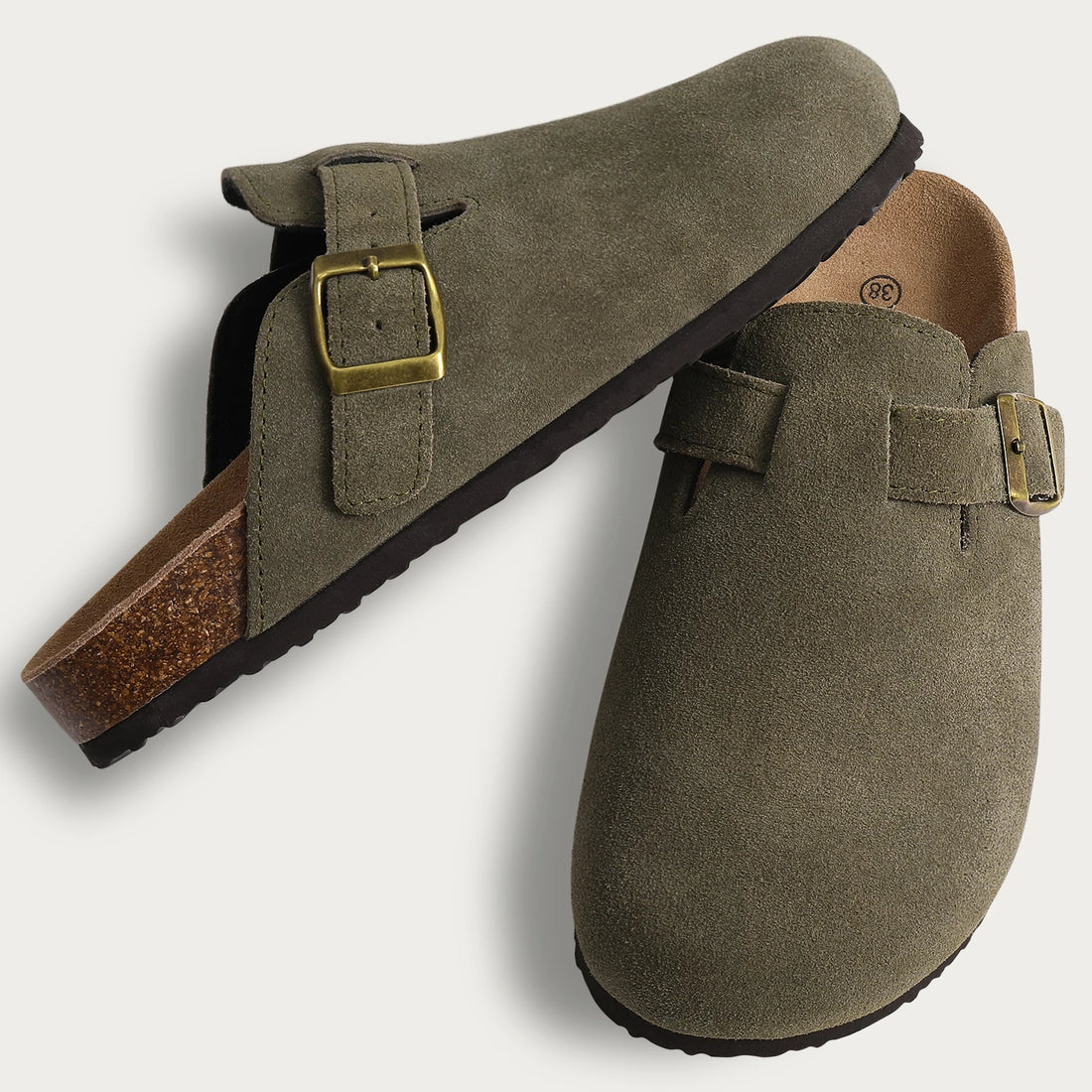 Premium Quality Suede Mules Clog Outdoor/Indoor Slippers
