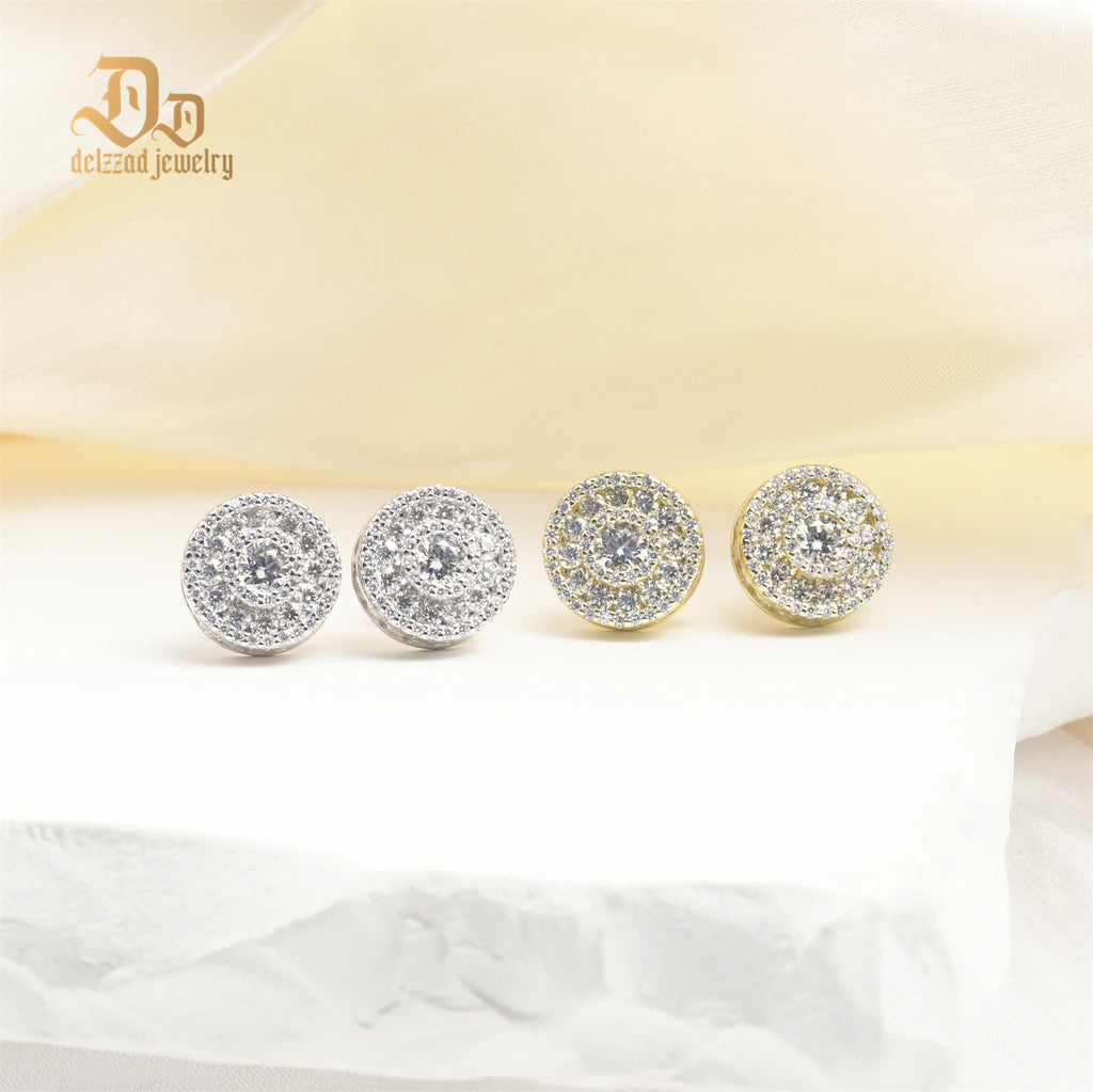 Ultimate Sparkling Arrangement Earrings of D-Moissanite S925 Sterling Silver