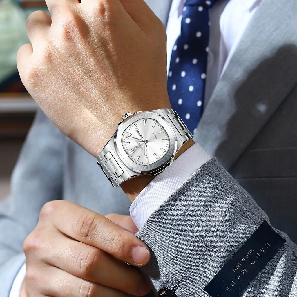 Luxury Brand Watch For Men-Waterproof Luminous Week-Date Watch