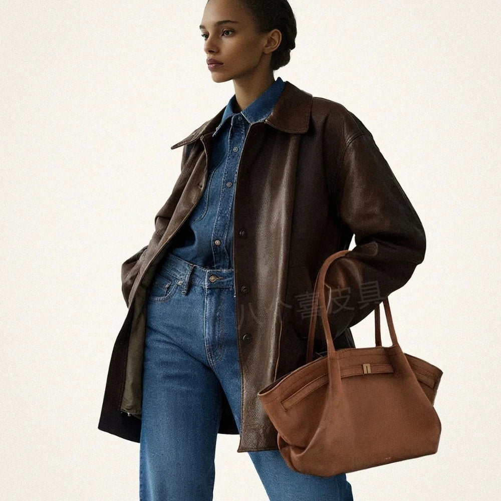 Dumpling Suede Mini Tote Shoulder Crossbody Bag