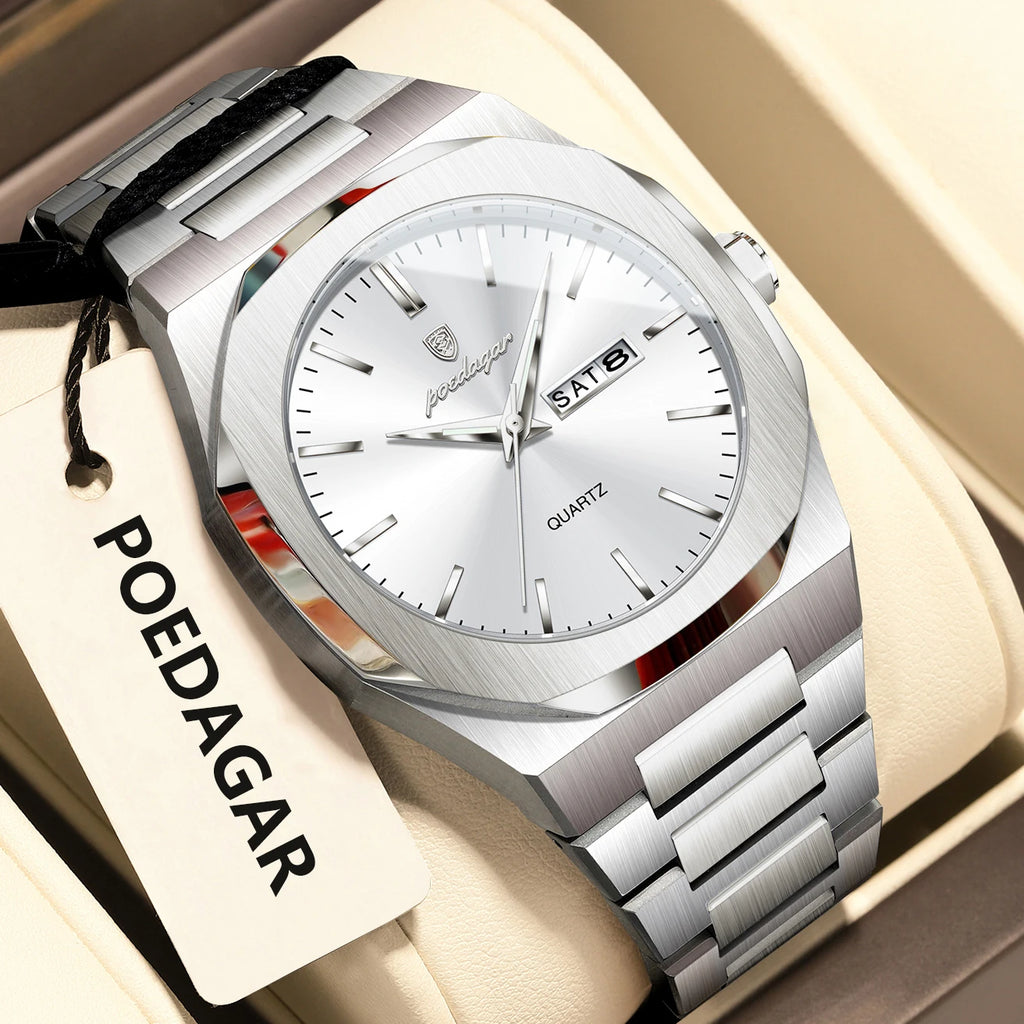 Top Fashion Man Wristwatch Stainless Steel for Business l
