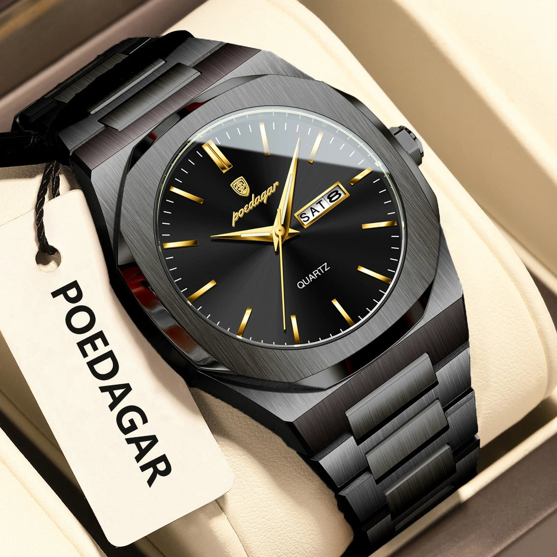 Top Fashion Man Wristwatch Stainless Steel for Business l