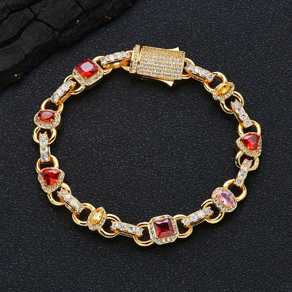 Latest Colorful and shiny 18k plated Bracelet
