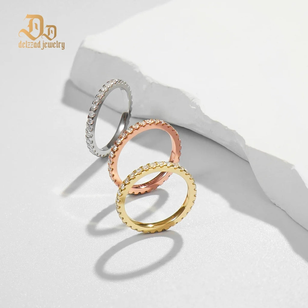 Unisex Ring Luxury Moissanite Ring 100% S925 Silver