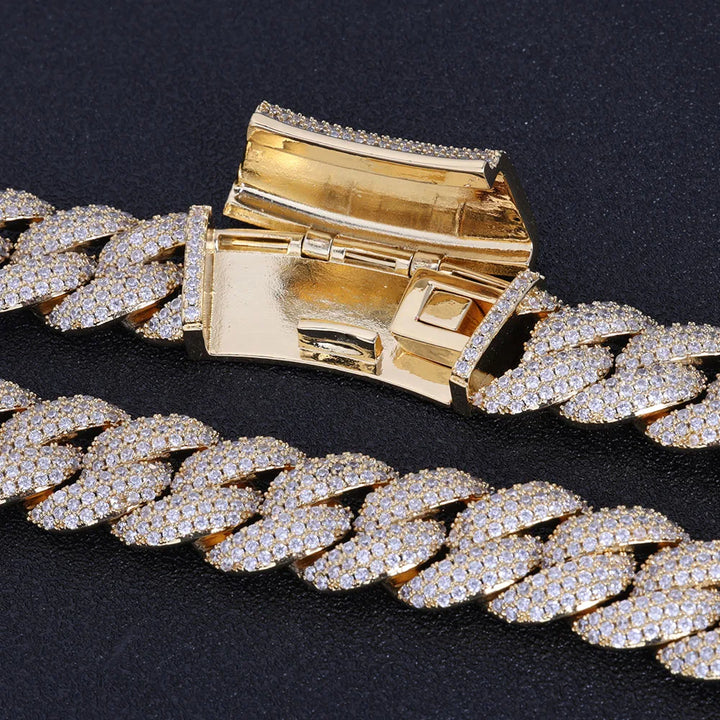 New Style 13/18MM Iced Out Cuban Bracelet