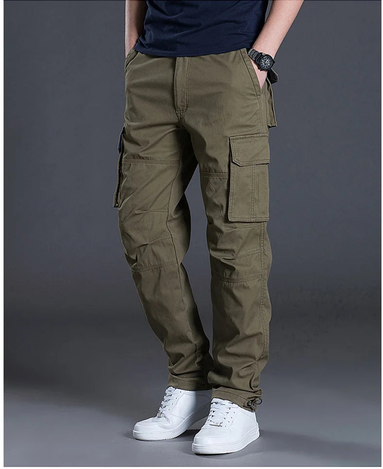 Men's Cargo Summer/Spring Cotton Work Pants