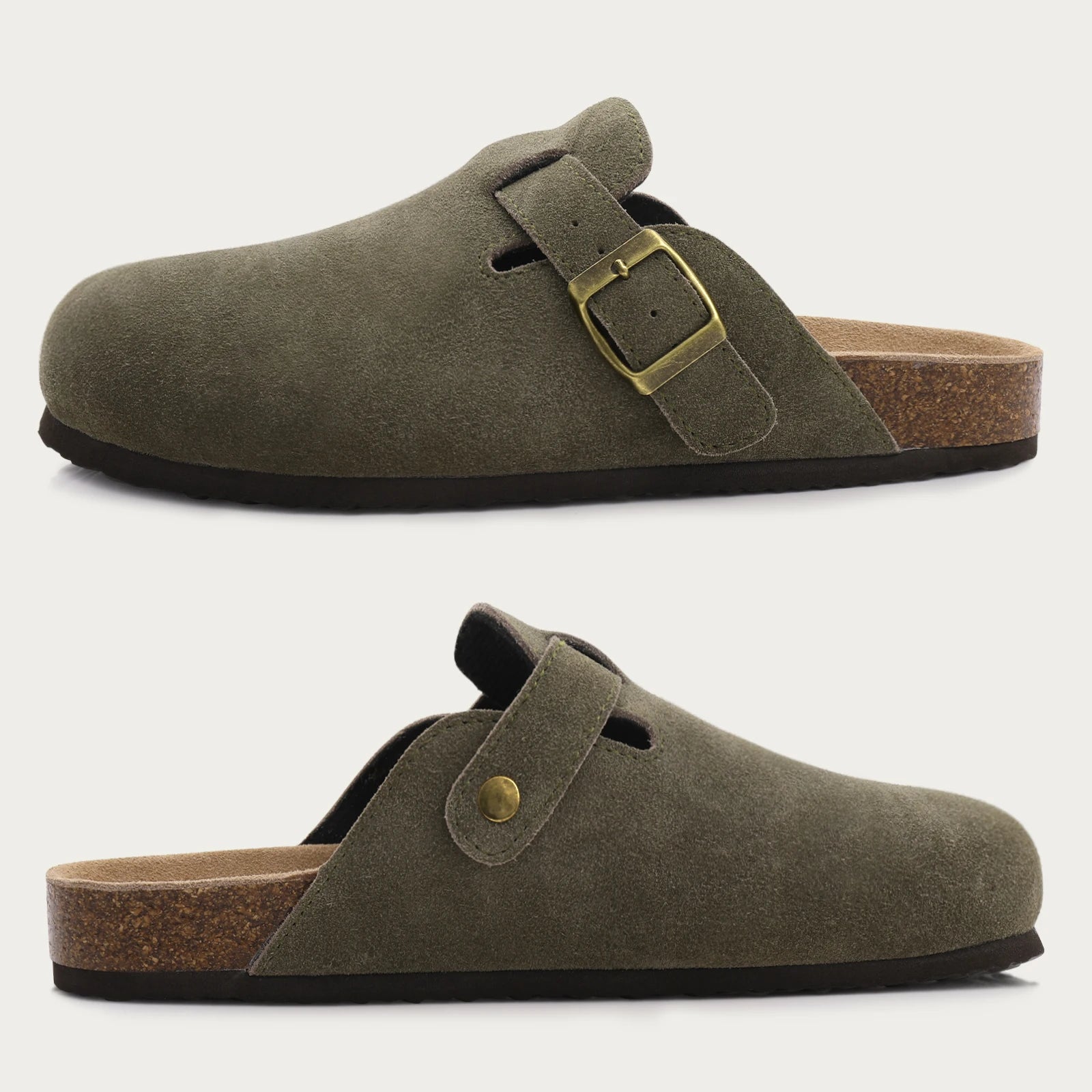 Premium Quality Suede Mules Clog Outdoor/Indoor Slippers