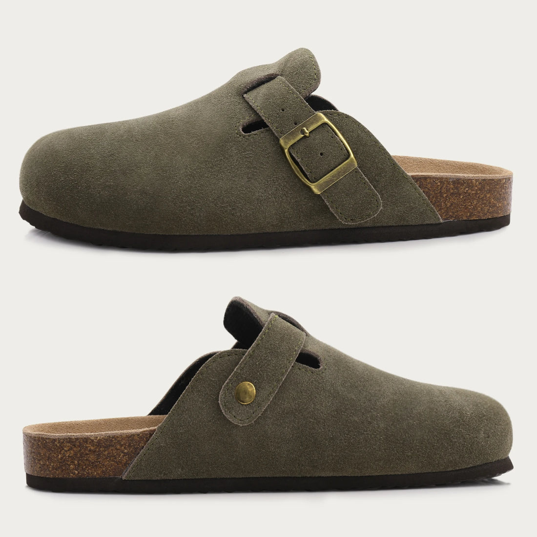 Premium Quality Suede Mules Clog Outdoor/Indoor Slippers