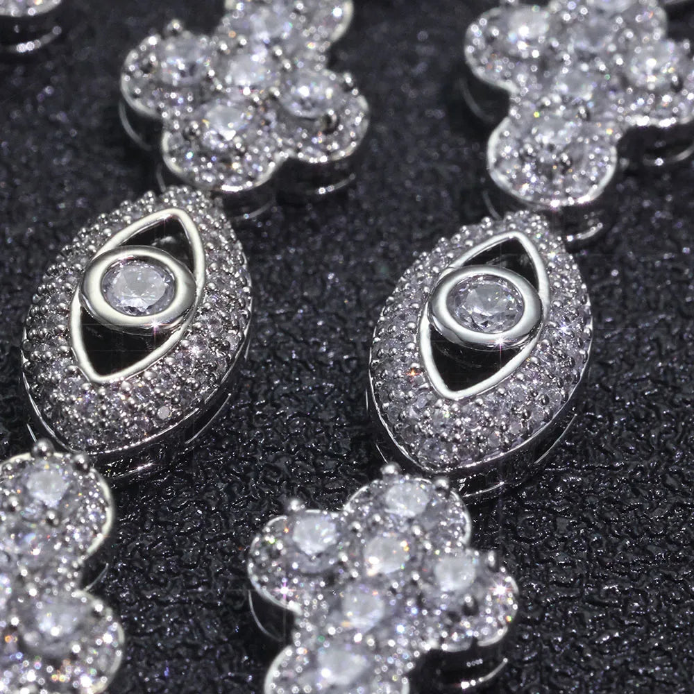 Esteemed Inner-Eye Cross Cuban plated Chain Bracelet