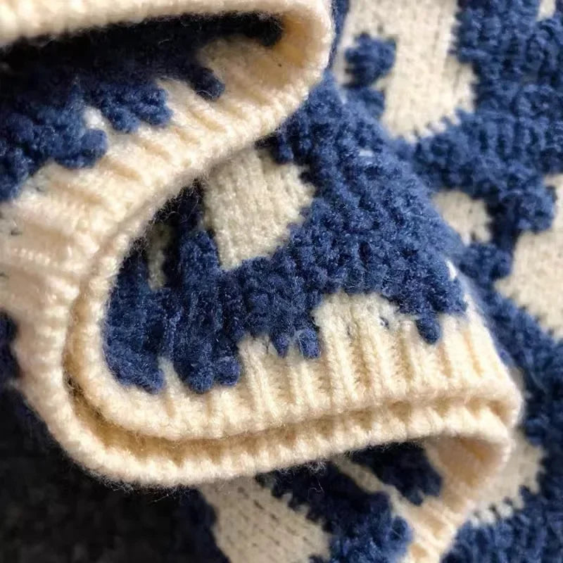 Mirror Quality Dior Oblique Jacquard Knitted Wool Sweater