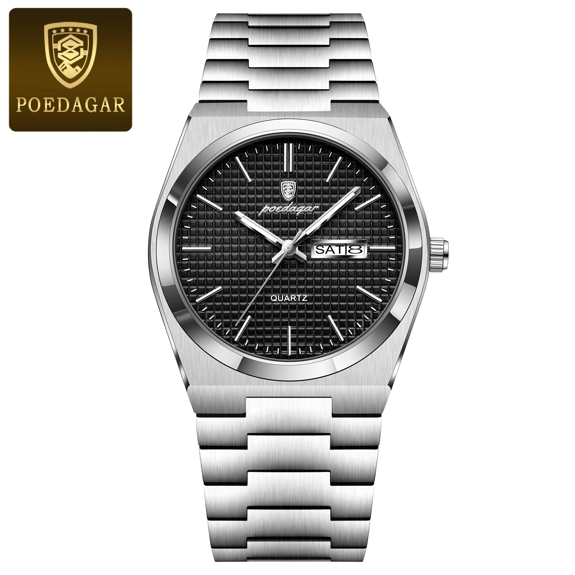 Luxury Business Man Watch with Luminous Waterproof Stainless Steel
