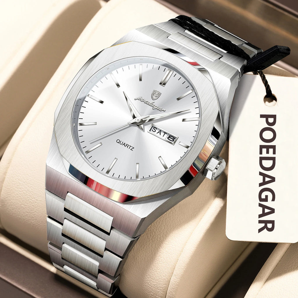 Top Fashion Man Wristwatch Stainless Steel for Business l