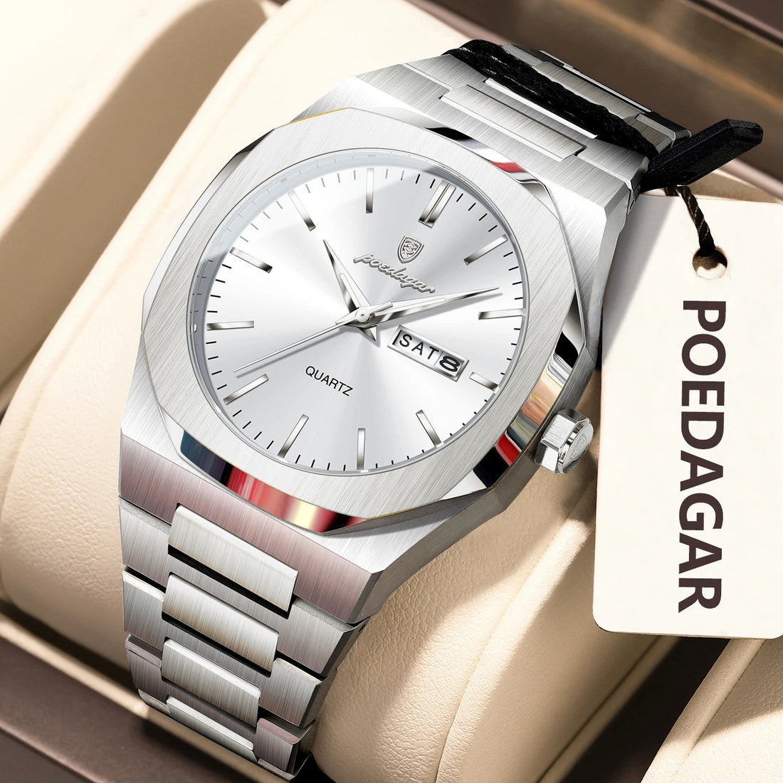 Top Fashion Man Wristwatch Stainless Steel for Business l