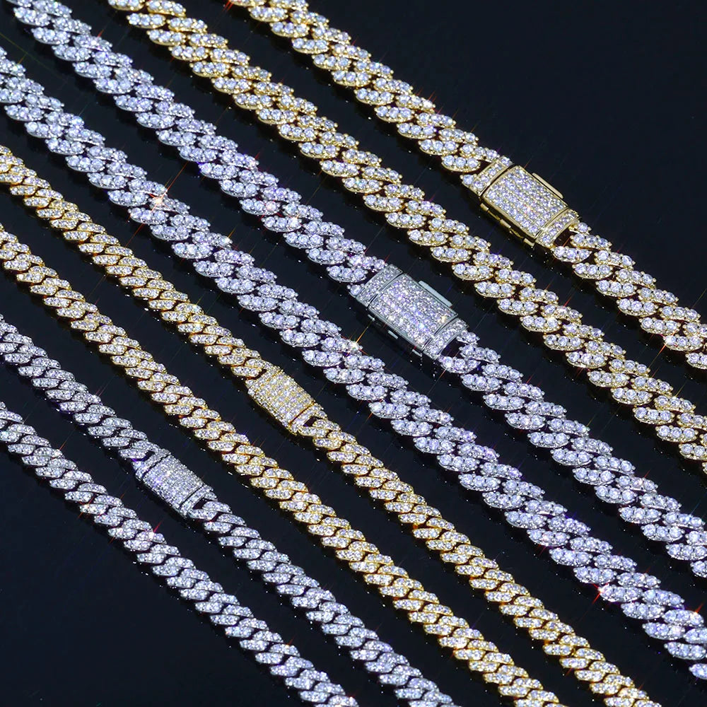 Luxury 6/8mm Cubic Zirconia Necklace and Bracelet Jewelry