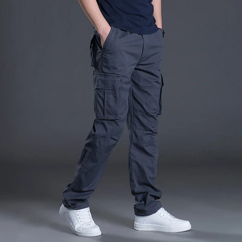 Men's Cargo Summer/Spring Cotton Work Pants