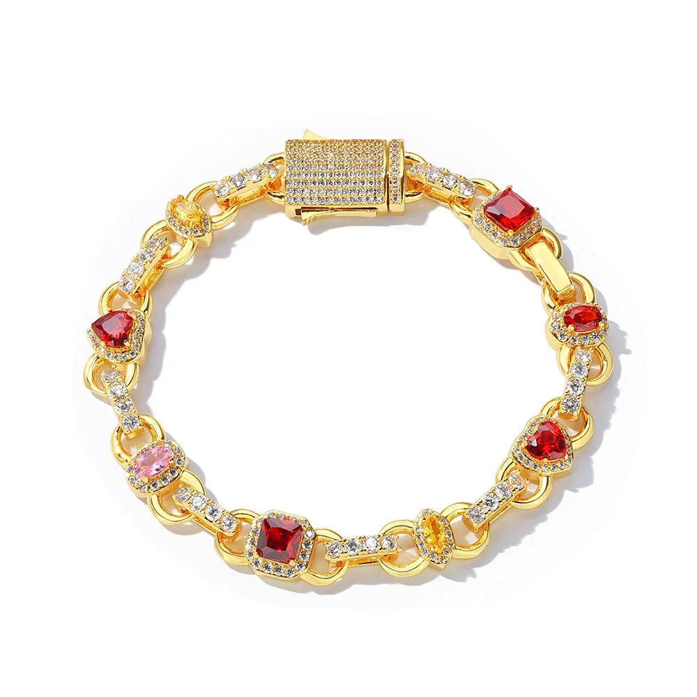 Latest Colorful and shiny 18k plated Bracelet
