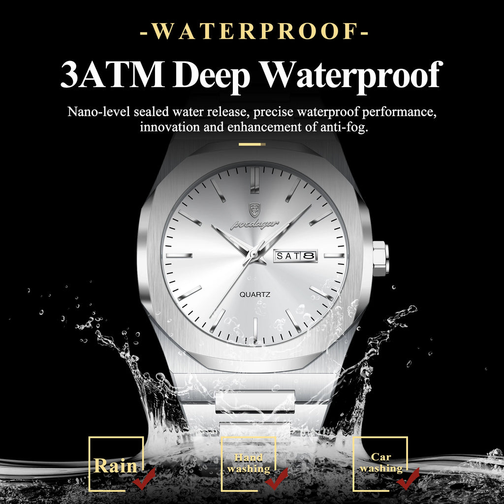 Top Fashion Man Wristwatch Stainless Steel for Business l