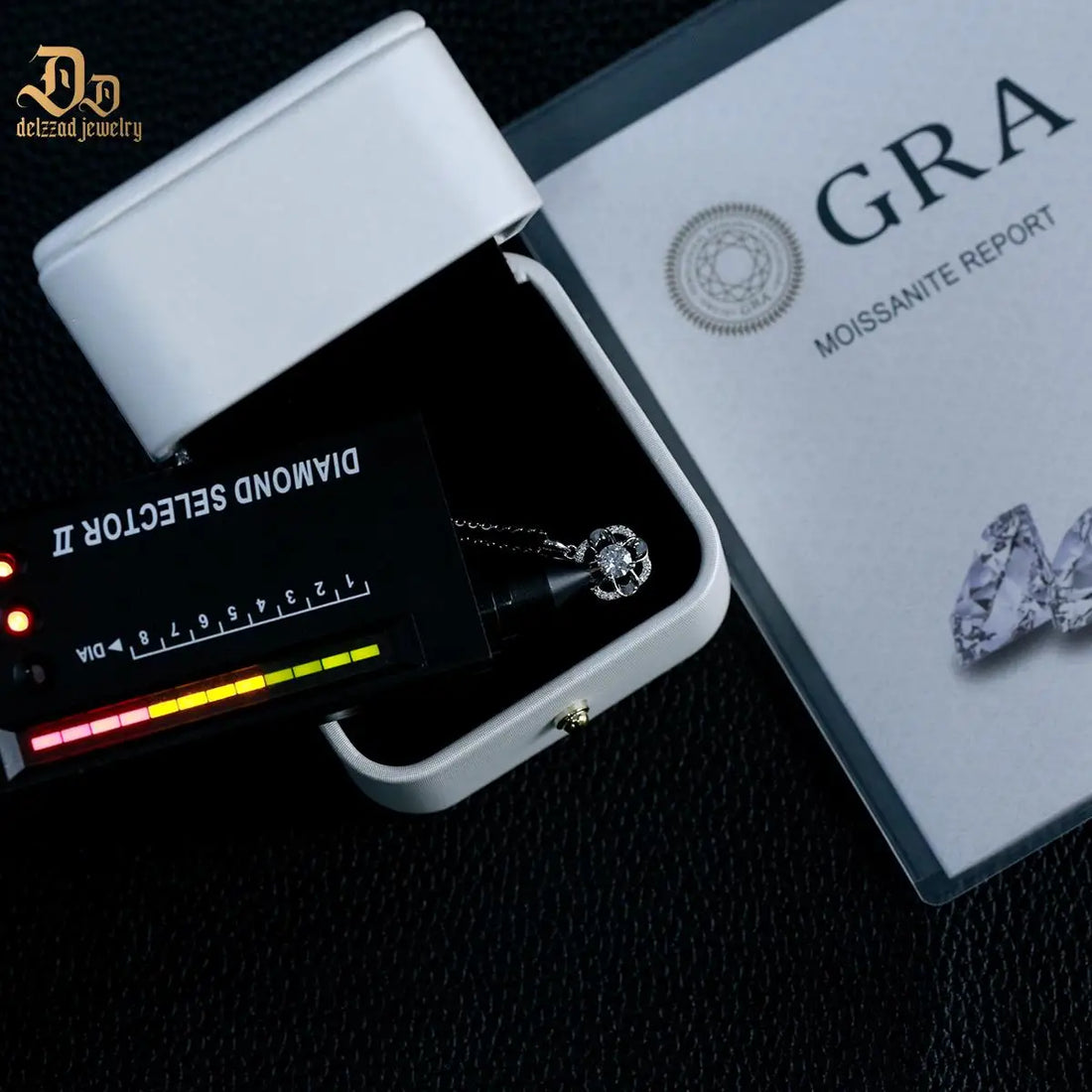 Moissanite Sparkling 100% S925 Sterling Silver Necklace