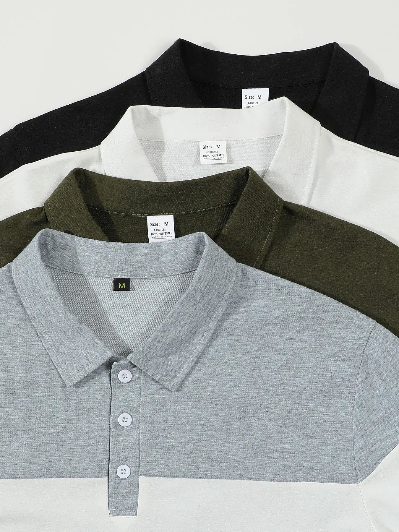 2025 autumn men's top hot selling new long-sleeved striped lapel casual T-shirt POLO shirt