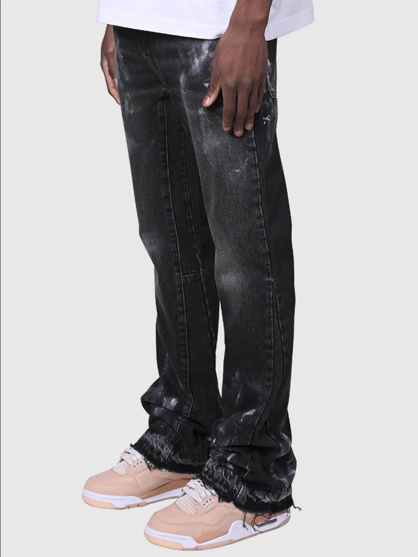 Men Vintage Straight Pants Jean