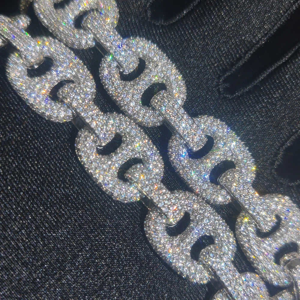 Iced Out Pig Nose Bubble Cuban Bracelet