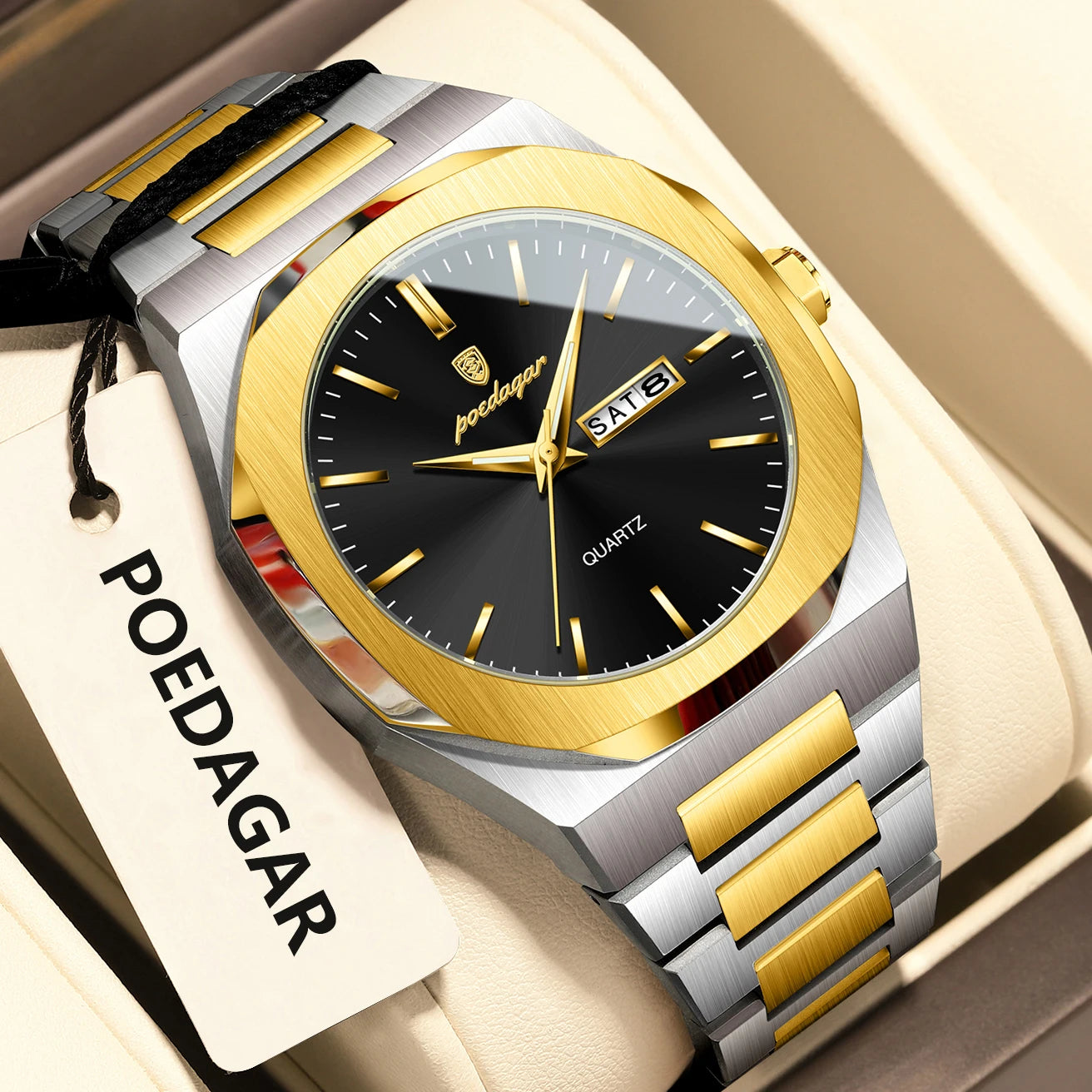 Top Fashion Man Wristwatch Stainless Steel for Business l