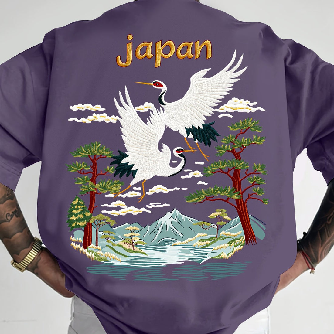 Oriental Aesthetic Men's Graphic T - Shirt