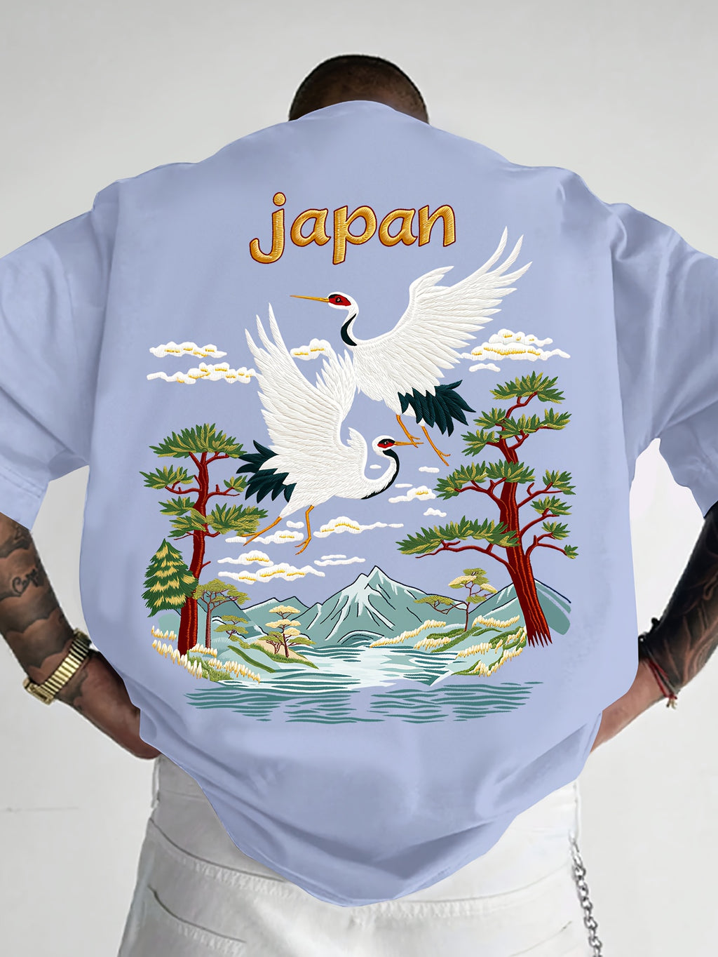 Oriental Aesthetic Men's Graphic T - Shirt